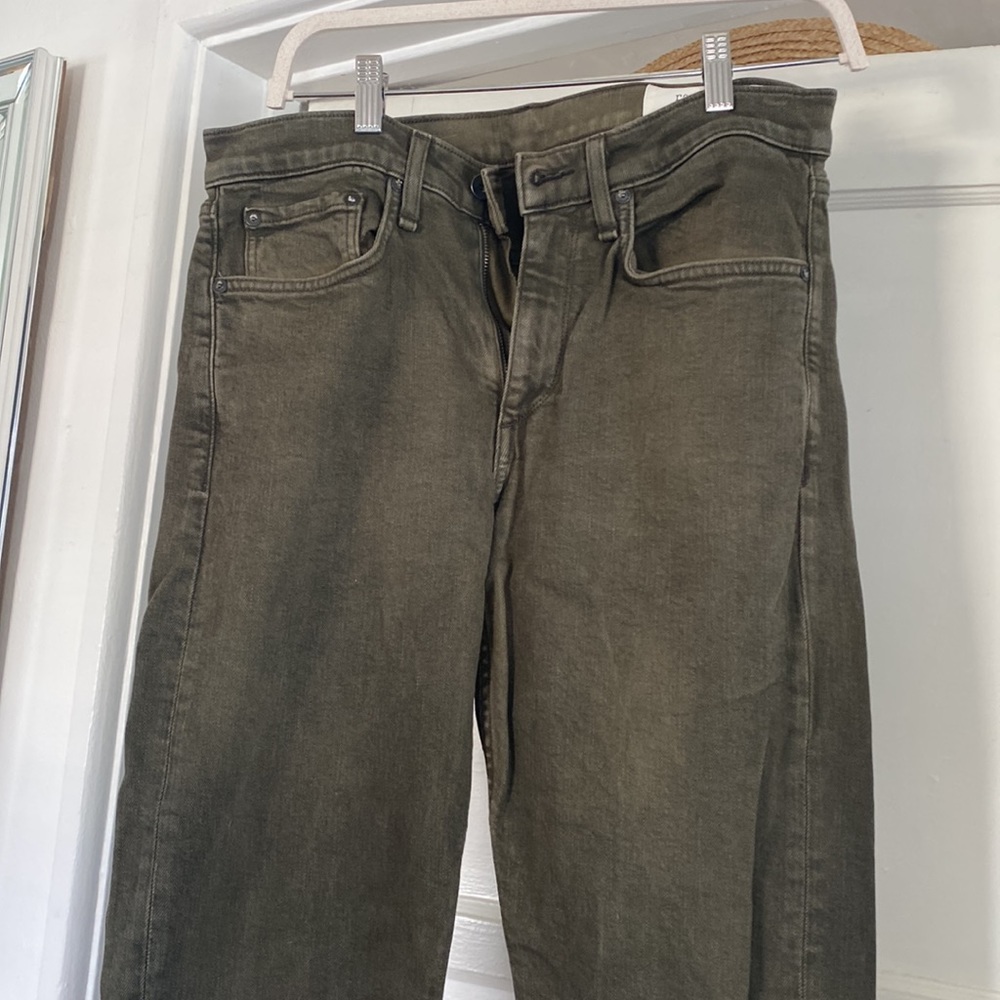 RAG AND BONE moss green jeans size 30 MENS